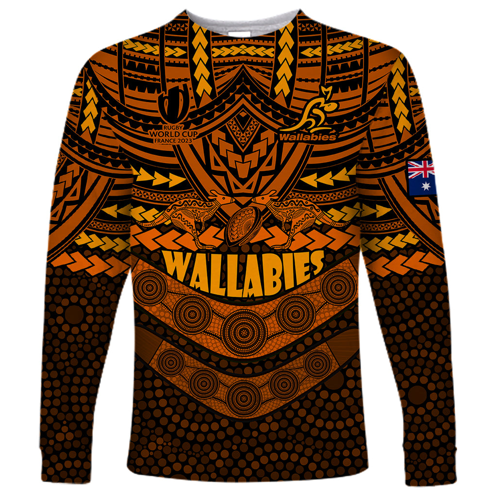 wallabies-rugby-long-sleeve-shirt-polynesian-and-aboriginal-special-orange-version