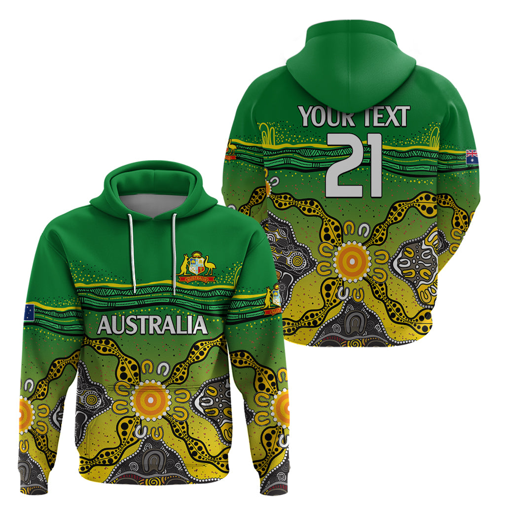 custom-text-and-number-australia-cricket-hoodie-aboriginal-dots-style