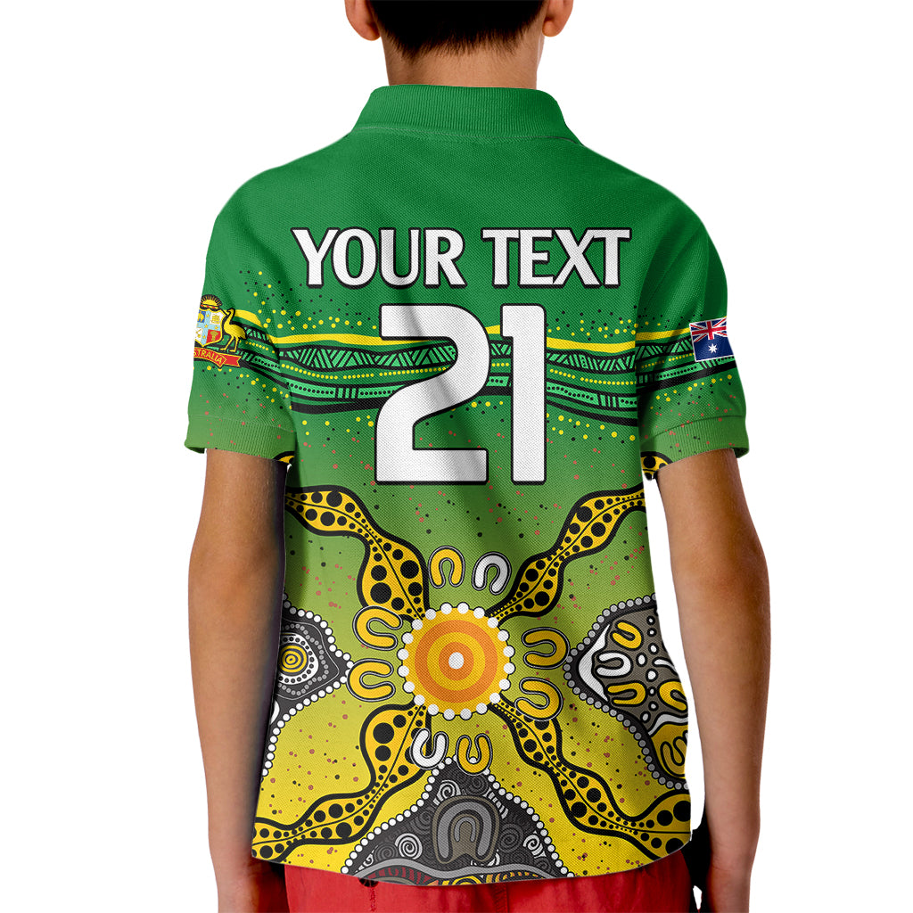 custom-text-and-number-australia-cricket-kid-polo-shirt-aboriginal-dots-style