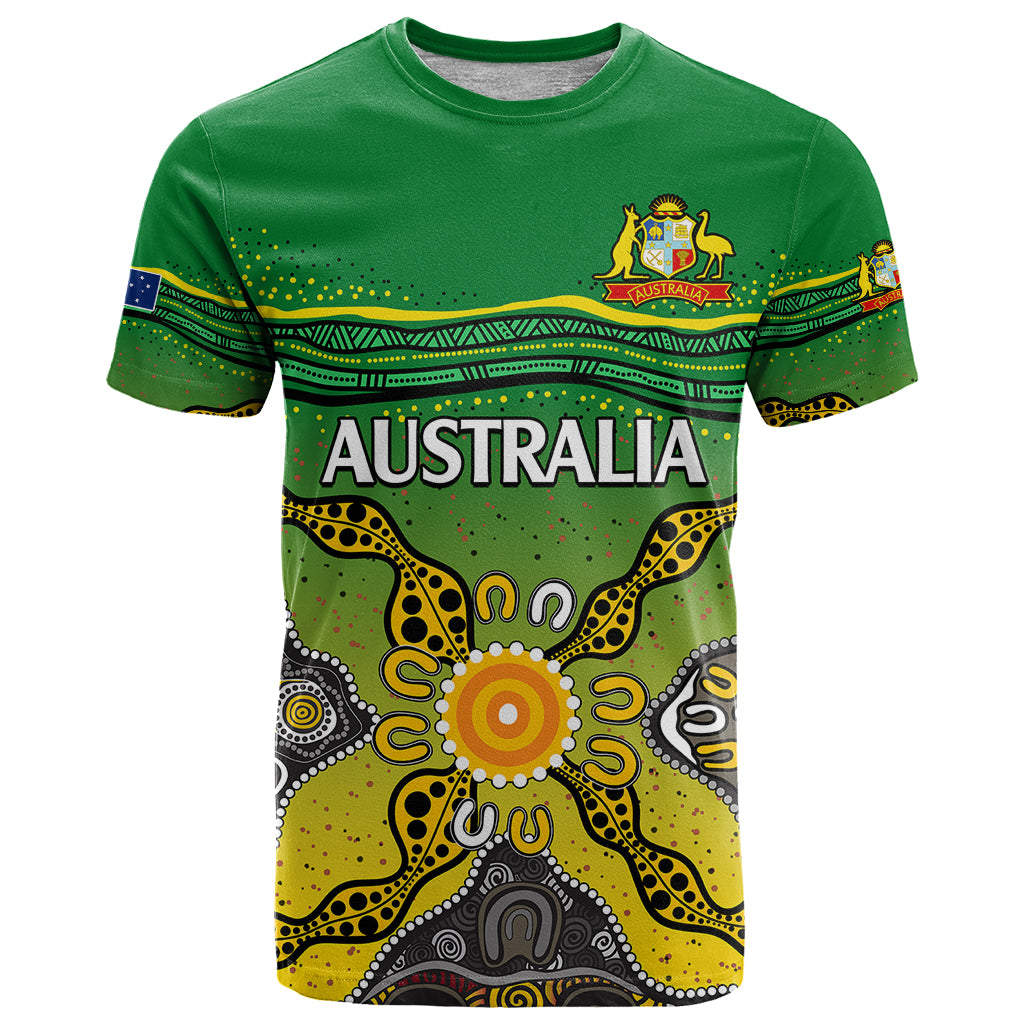 custom-text-and-number-australia-cricket-t-shirt-aboriginal-dots-style