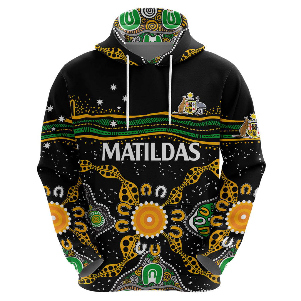 matildas-australia-soccer-hoodie-aboriginal-dots-style