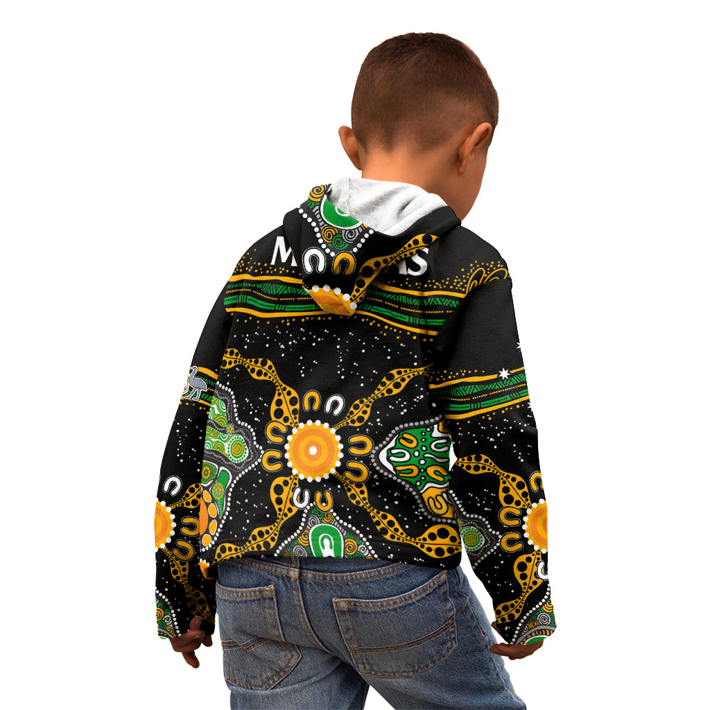 matildas-australia-soccer-kid-hoodie-aboriginal-dots-style