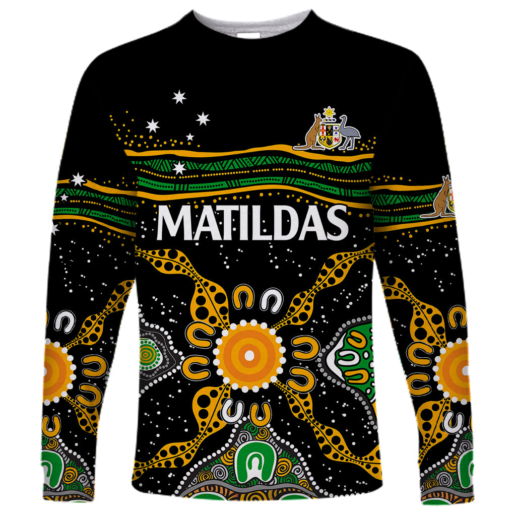 matildas-australia-soccer-long-sleeve-shirt-aboriginal-dots-style