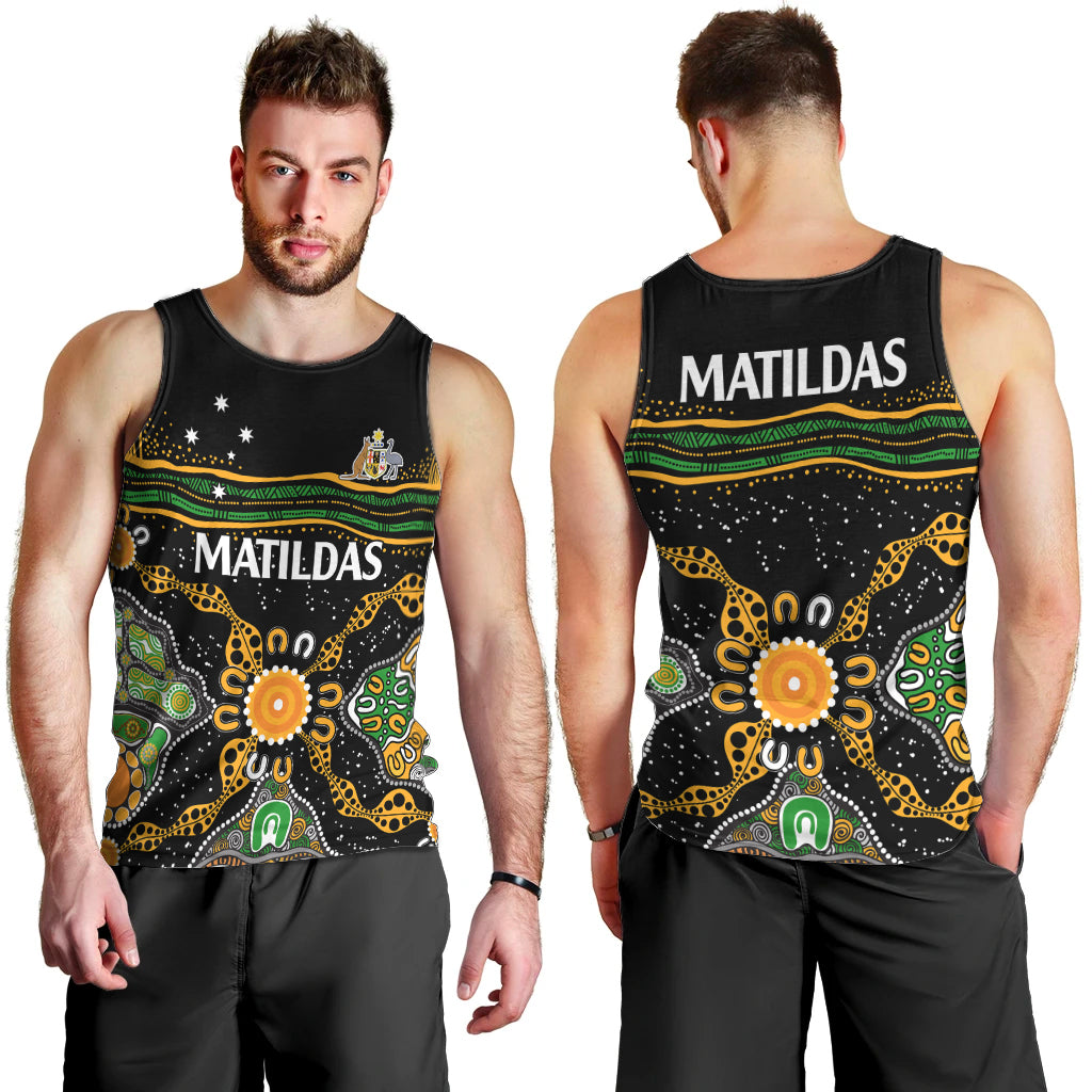 matildas-australia-soccer-men-tank-top-aboriginal-dots-style