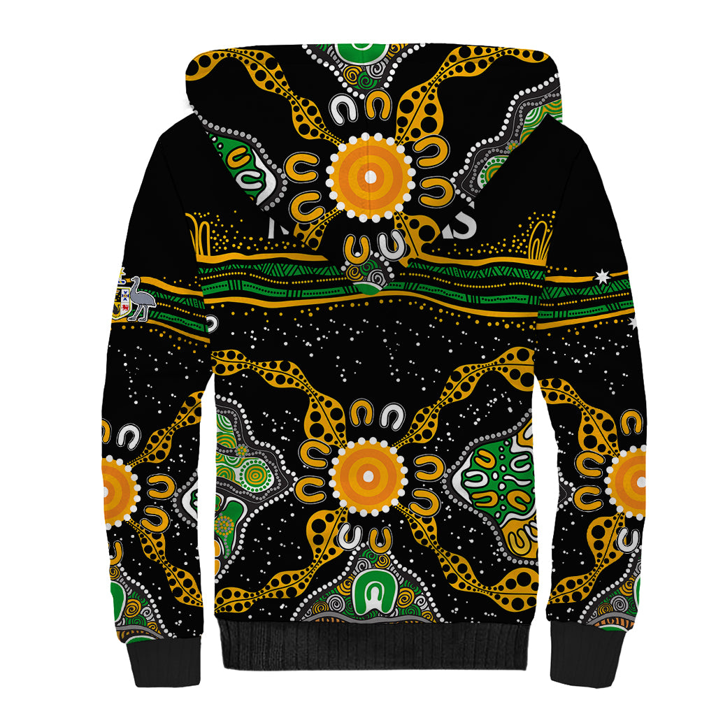 matildas-australia-soccer-sherpa-hoodie-aboriginal-dots-style