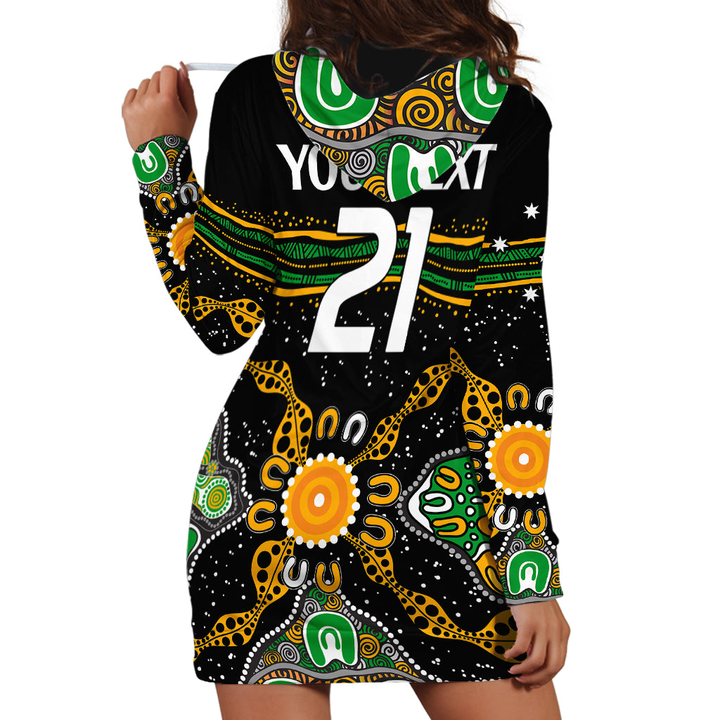 custom-text-and-number-matildas-australia-soccer-hoodie-dress-aboriginal-dots-style