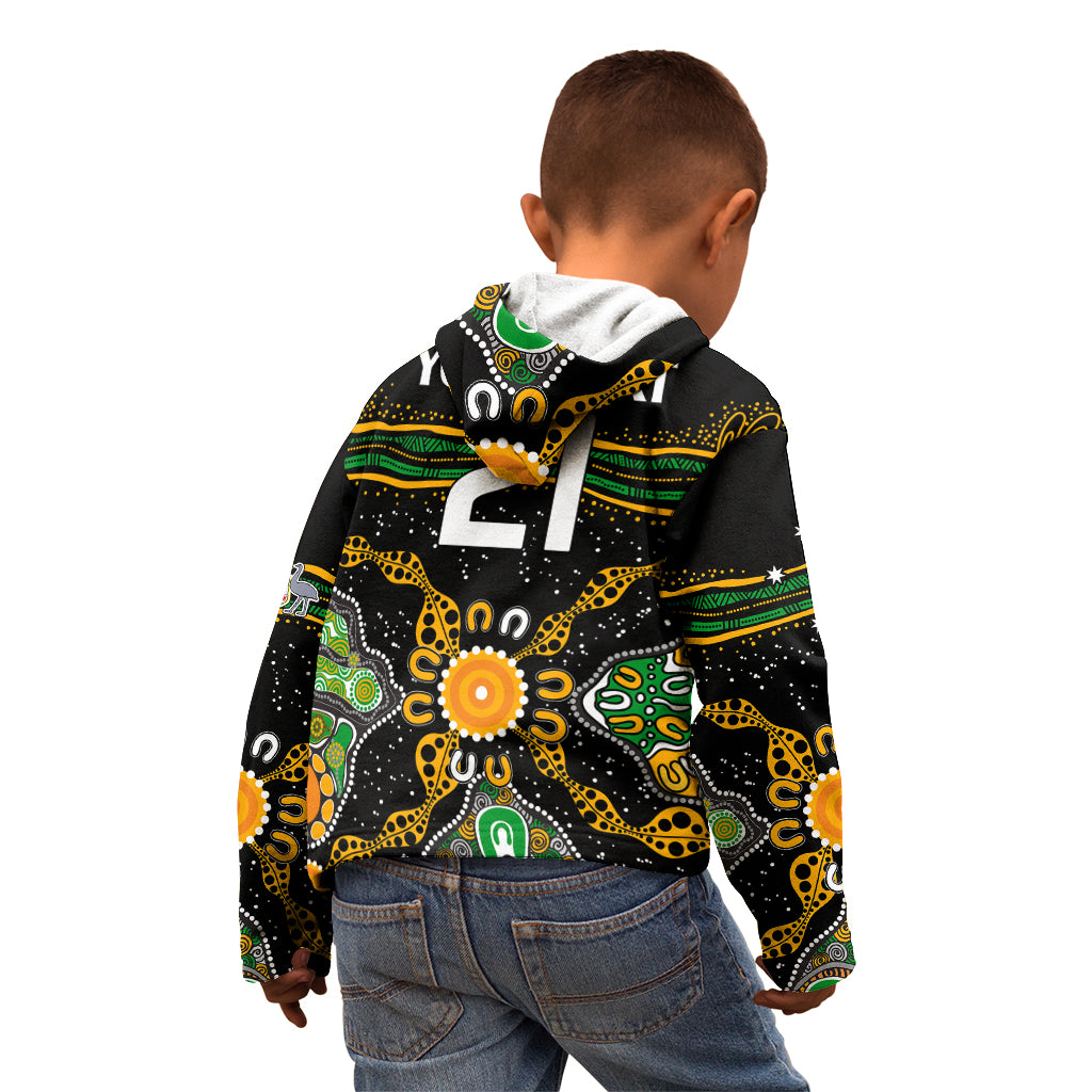 custom-text-and-number-matildas-australia-soccer-kid-hoodie-aboriginal-dots-style