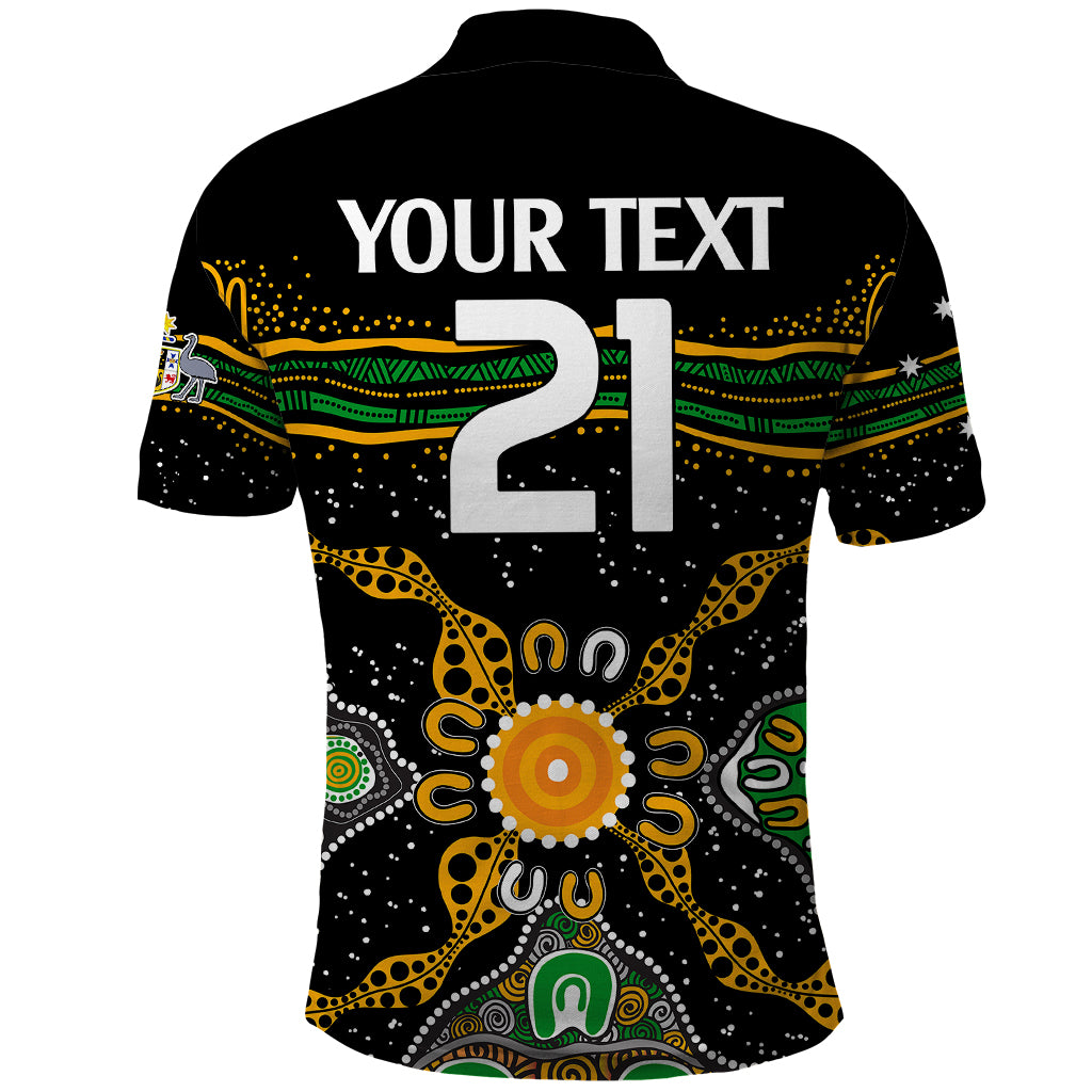 custom-text-and-number-matildas-australia-soccer-polo-shirt-aboriginal-dots-style