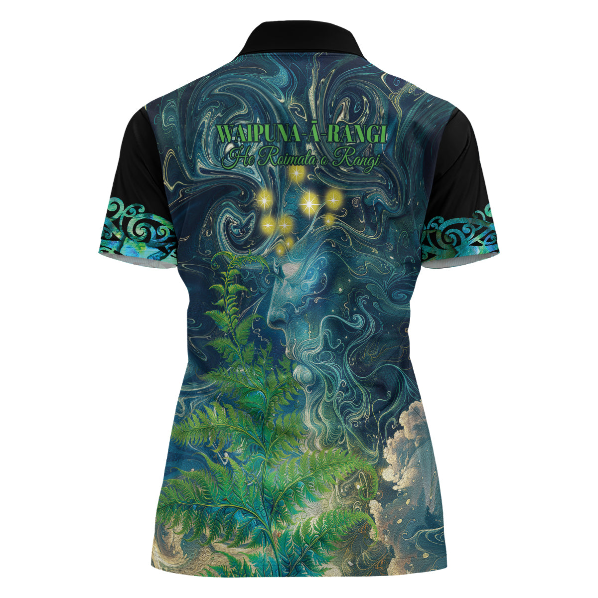 New Zealand Matariki Waipuna-a-rangi Women Polo Shirt He Roimata o Rangi