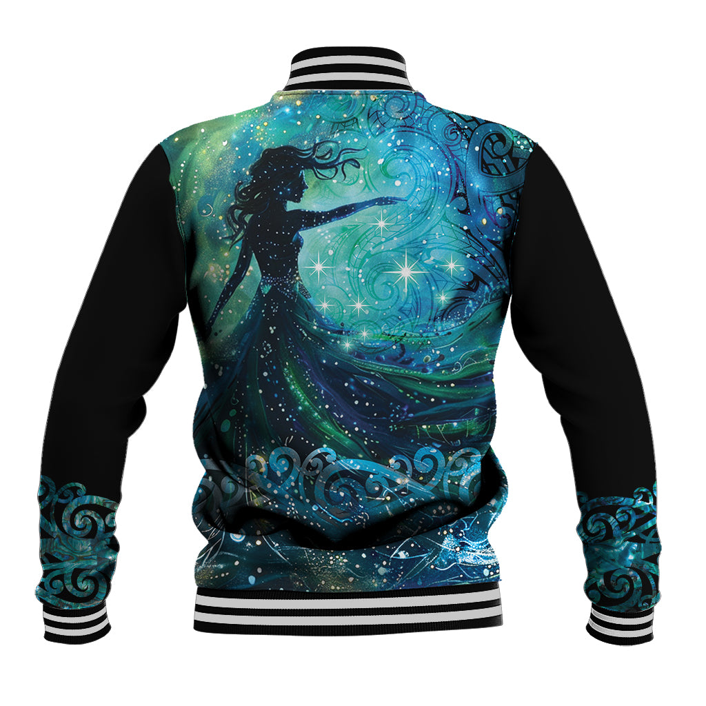 New Zealand Matariki Hiwa-i-te-rangi Baseball Jacket Titiro ki nga Whetu Wishing Star