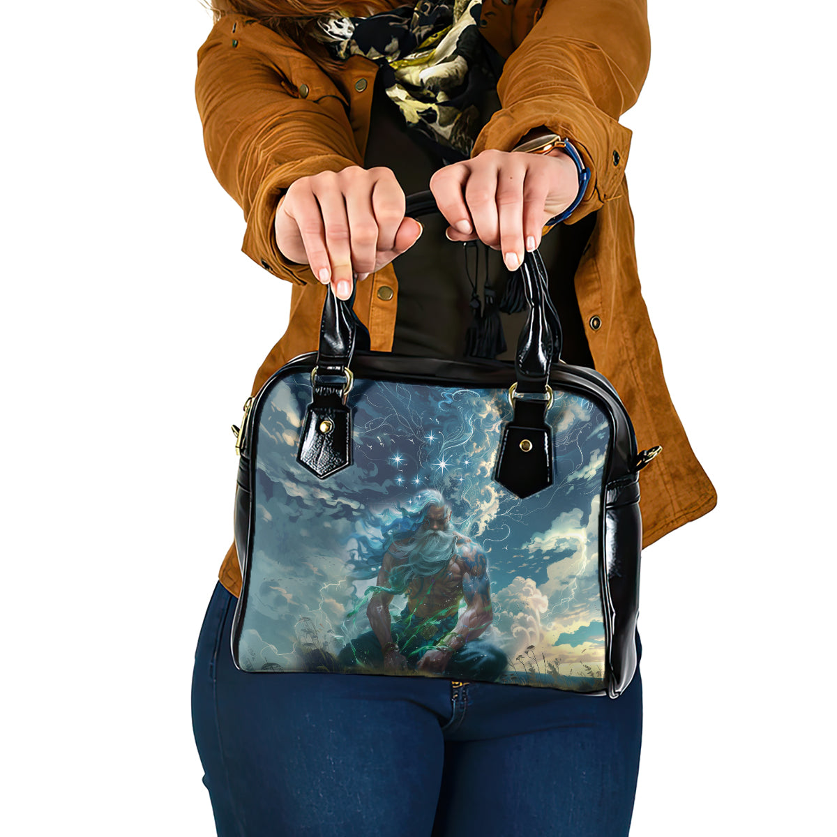 New Zealand Matariki Ururangi Shoulder Handbag The Murmur Of The Wind