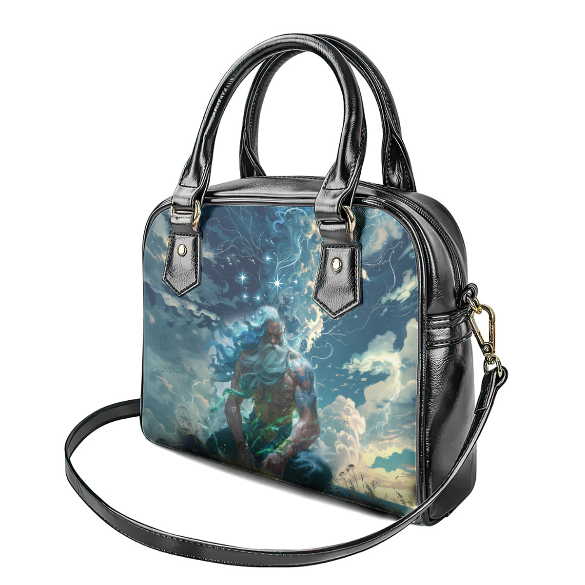 New Zealand Matariki Ururangi Shoulder Handbag The Murmur Of The Wind