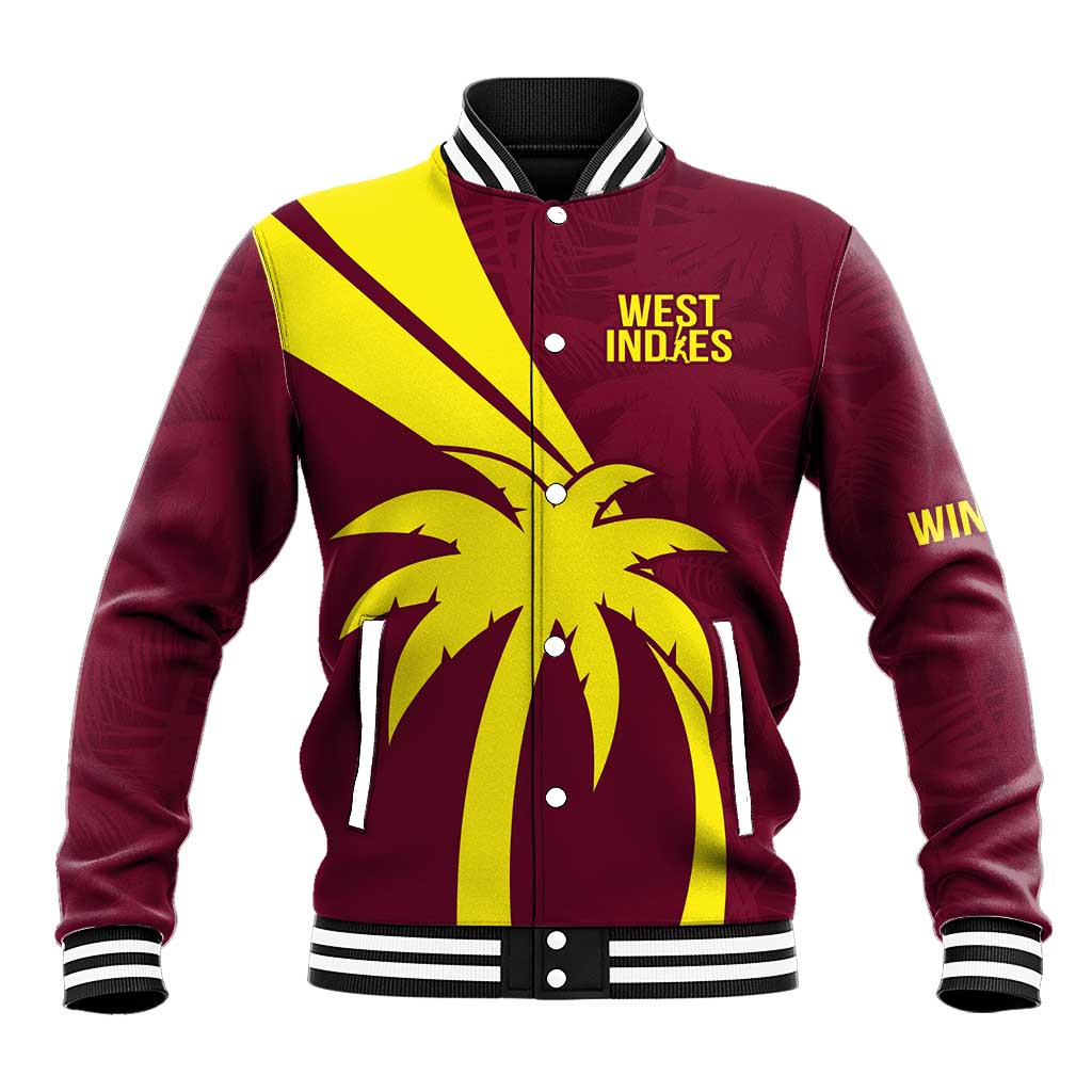 Custom West Indies Cricket Baseball Jacket Go Windies Sporty Version