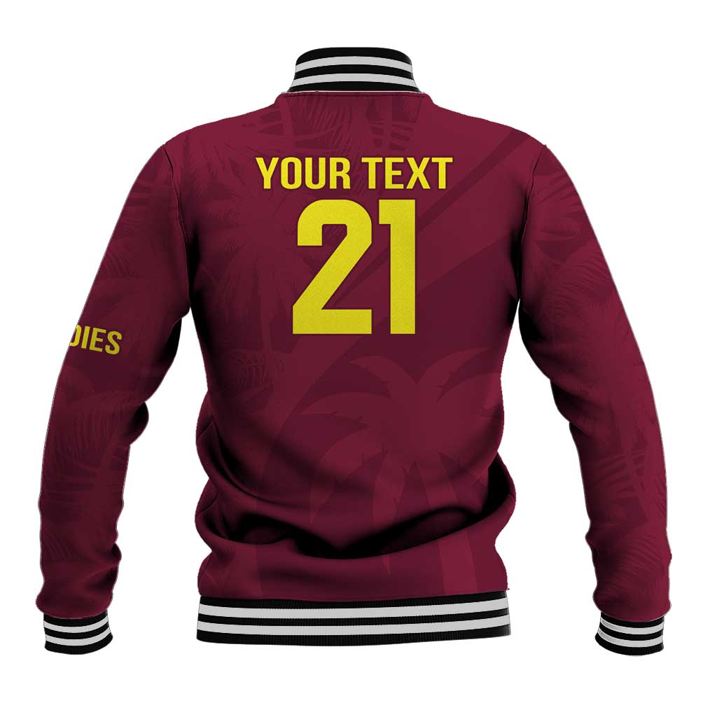 Custom West Indies Cricket Baseball Jacket Go Windies Sporty Version