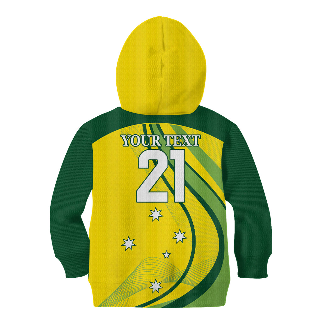 Australia Cricket World Cup 2024 Kid Hoodie Aussie Make Champions