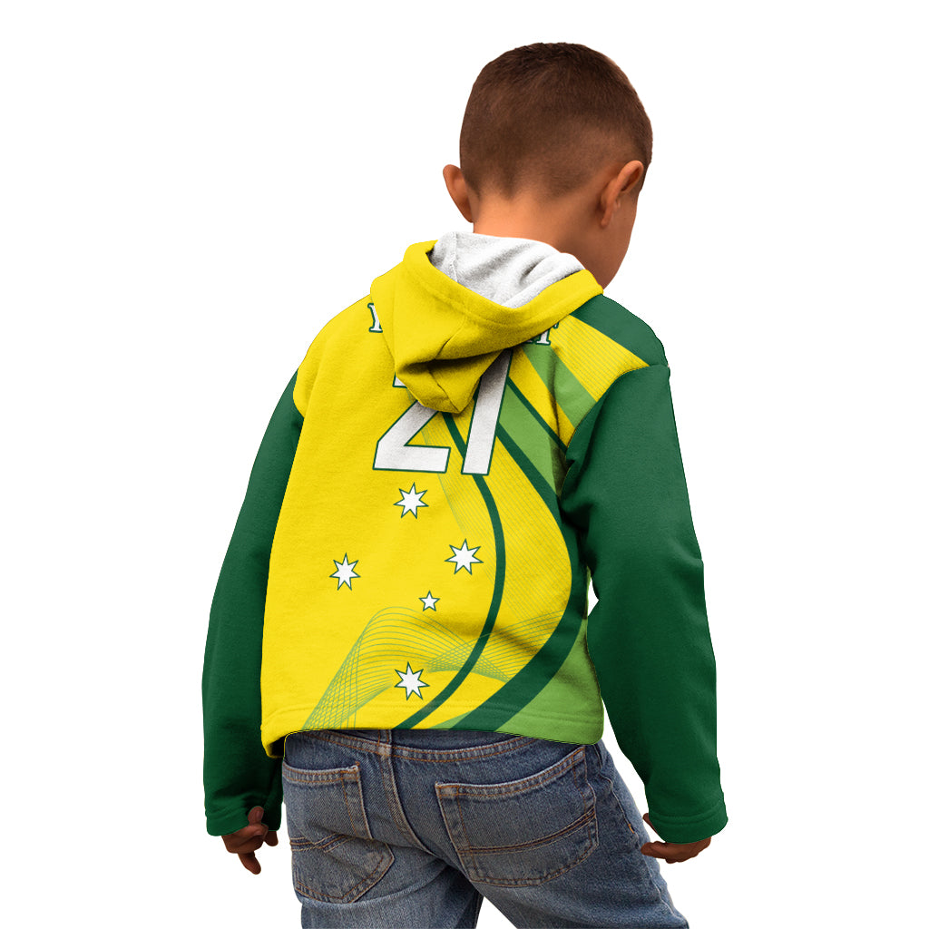 Australia Cricket World Cup 2024 Kid Hoodie Aussie Make Champions