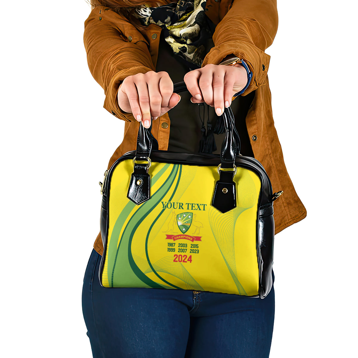 Australia Cricket World Cup 2024 Shoulder Handbag Aussie Make Champions