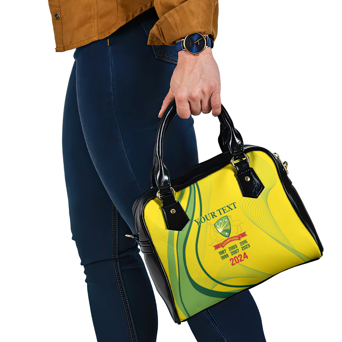 Australia Cricket World Cup 2024 Shoulder Handbag Aussie Make Champions