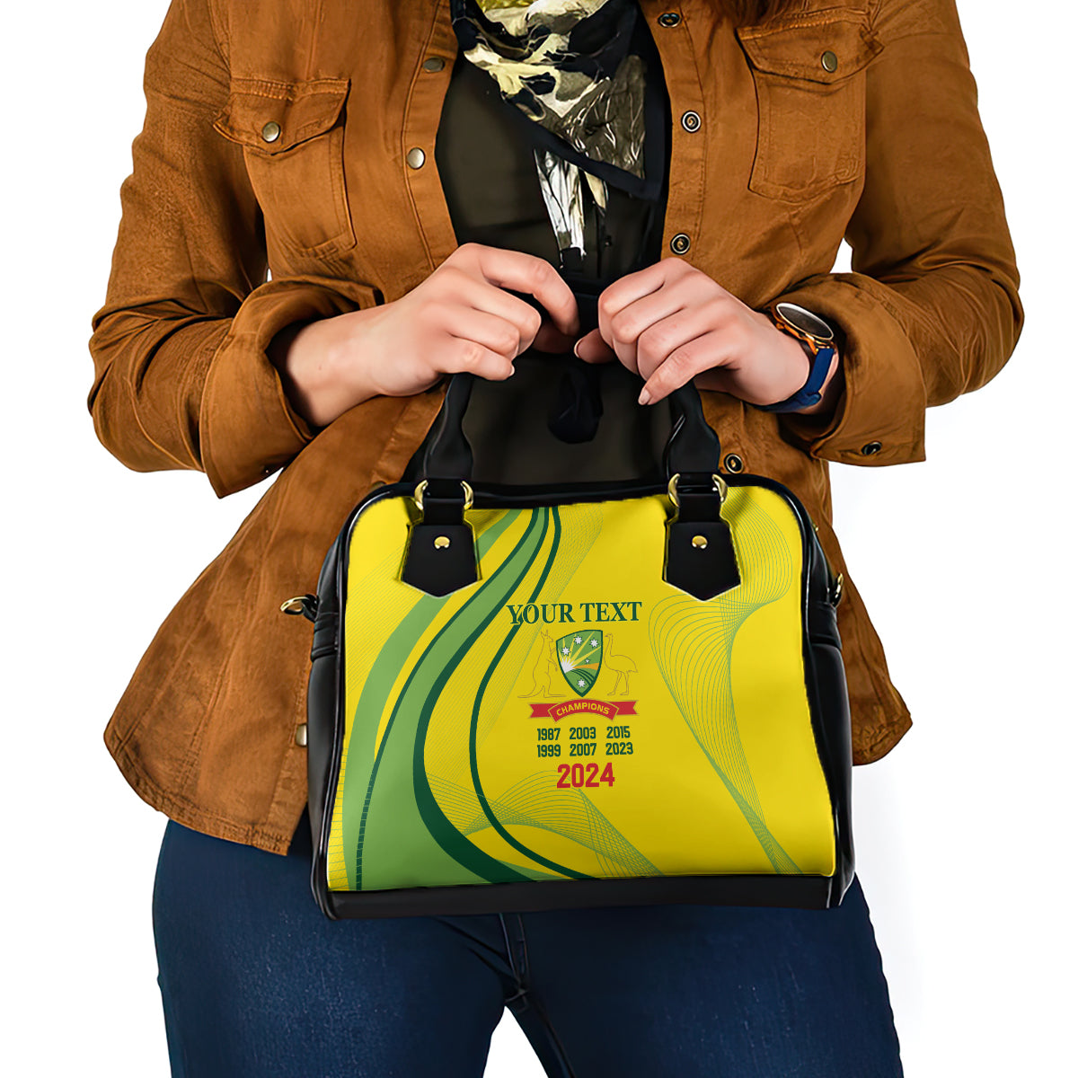 Australia Cricket World Cup 2024 Shoulder Handbag Aussie Make Champions