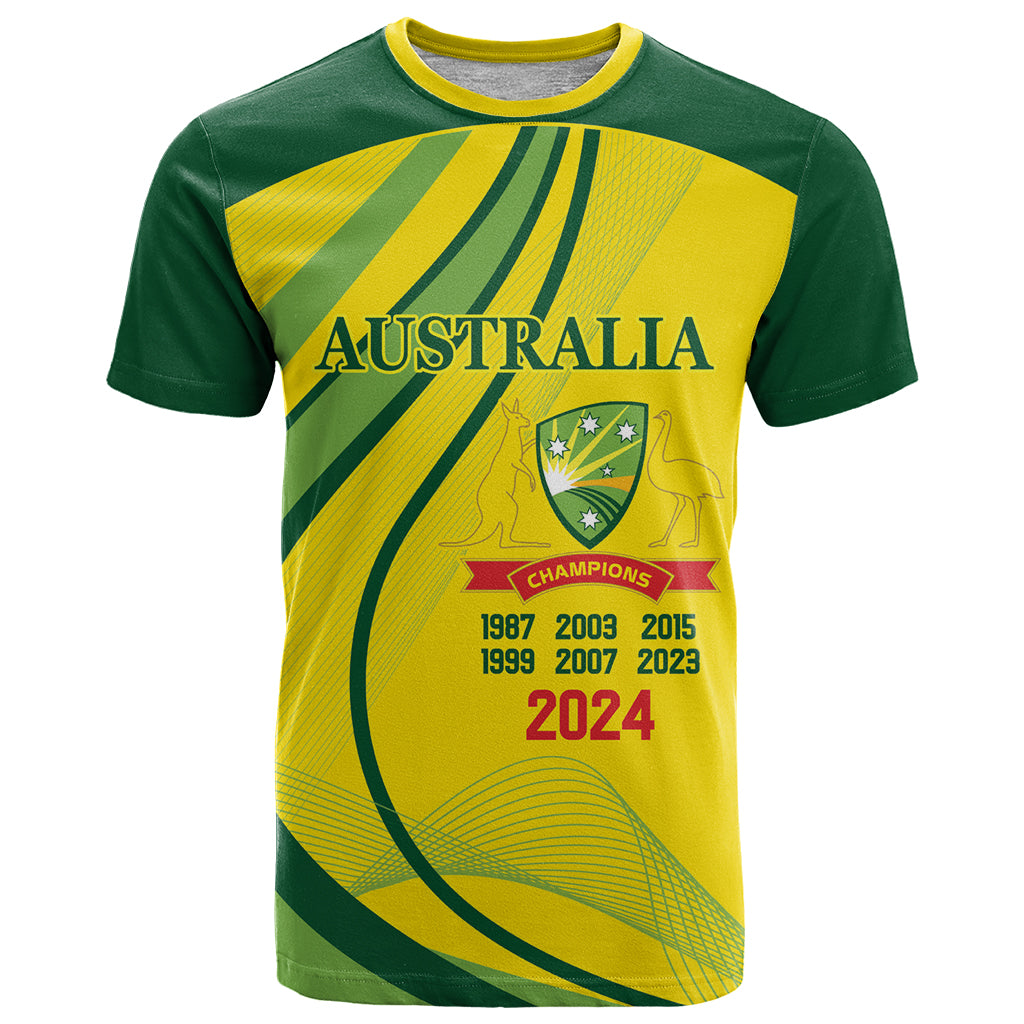 Australia Cricket World Cup 2024 T Shirt Aussie Make Champions