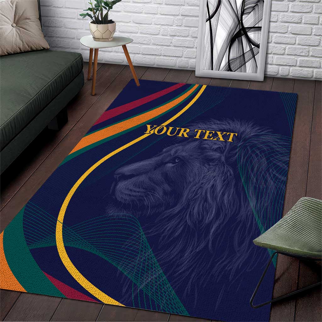 Custom Sri Lanka Cricket Area Rug Shri Lanka Jathika Crikat Kandayama