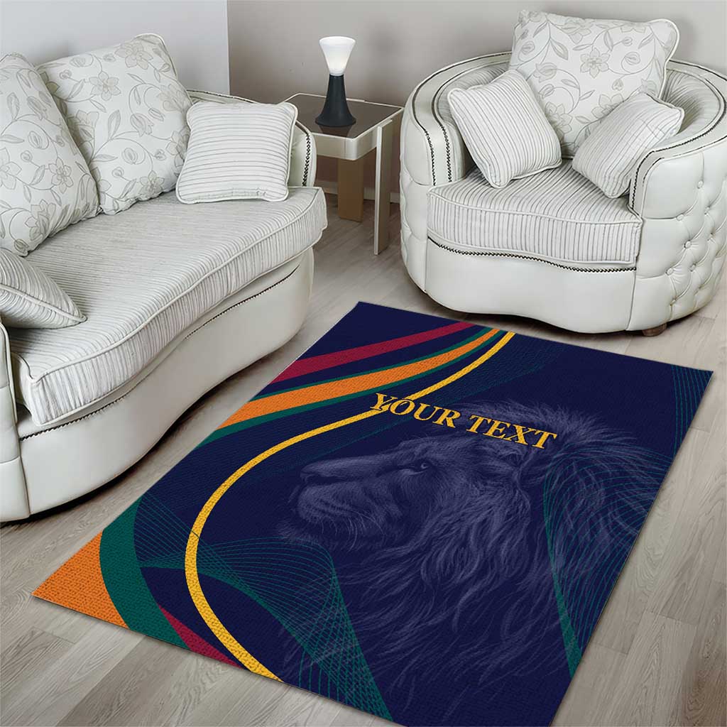 Custom Sri Lanka Cricket Area Rug Shri Lanka Jathika Crikat Kandayama