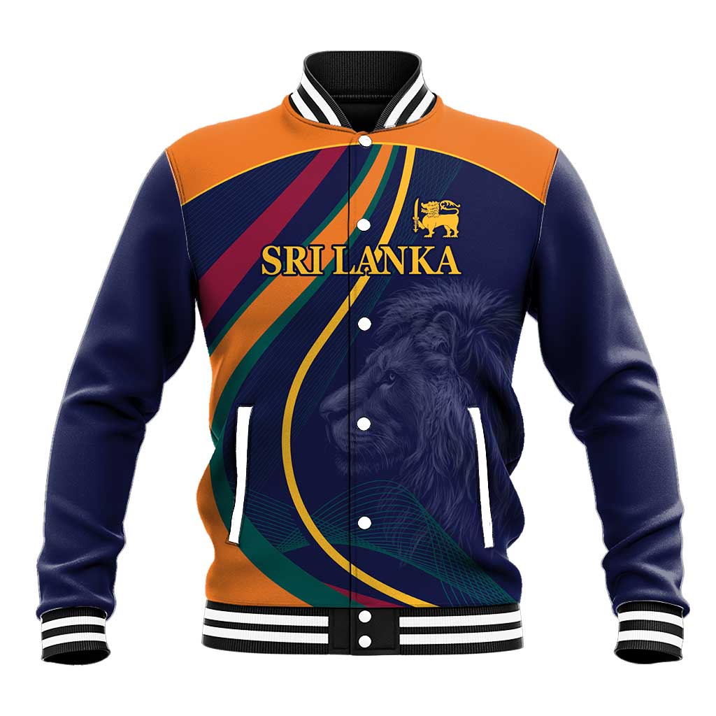 Custom Sri Lanka Cricket Baseball Jacket Shri Lanka Jathika Crikat Kandayama