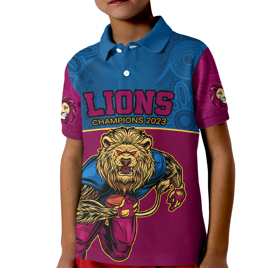 afl-lions-champions-2023-kid-polo-shirt-proud-brisbane-aboriginal-vibe