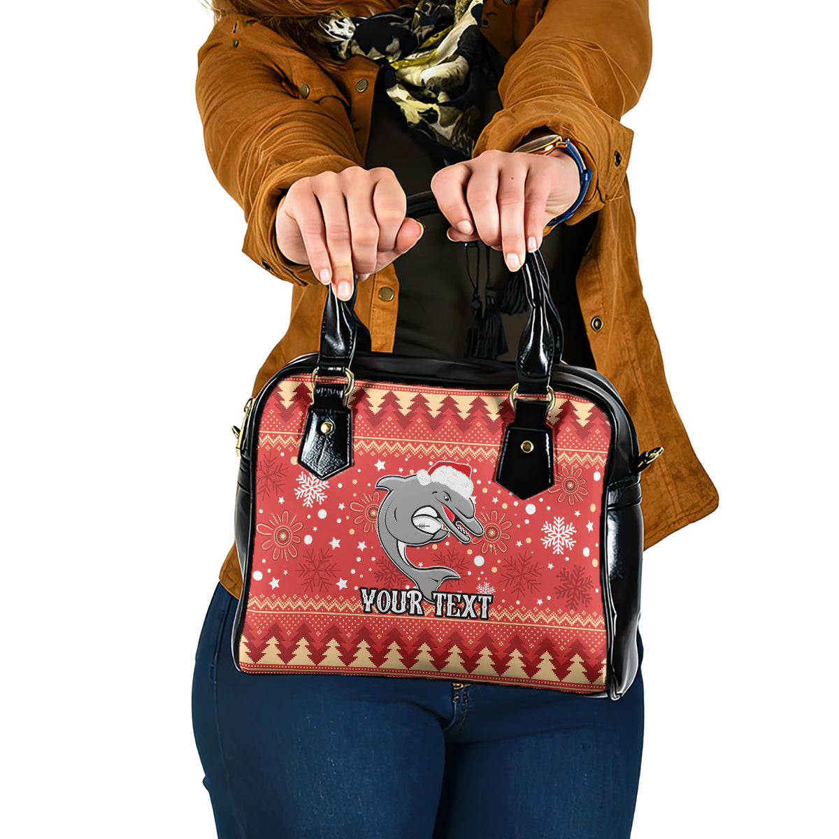 custom-dolphins-rugby-shoulder-handbag-chirstmas-vibe-2023