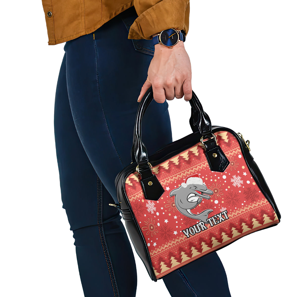 custom-dolphins-rugby-shoulder-handbag-chirstmas-vibe-2023