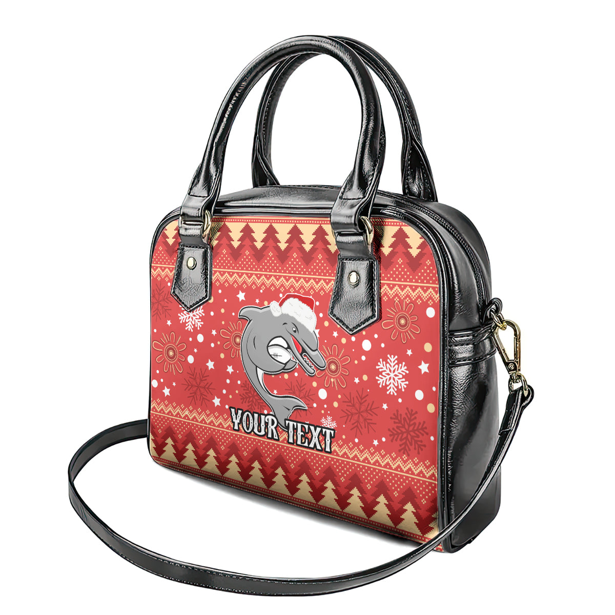 custom-dolphins-rugby-shoulder-handbag-chirstmas-vibe-2023