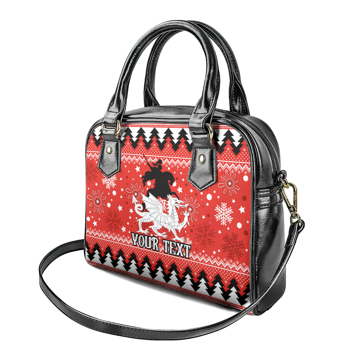 custom-dragons-rugby-shoulder-handbag-chirstmas-vibe-2023