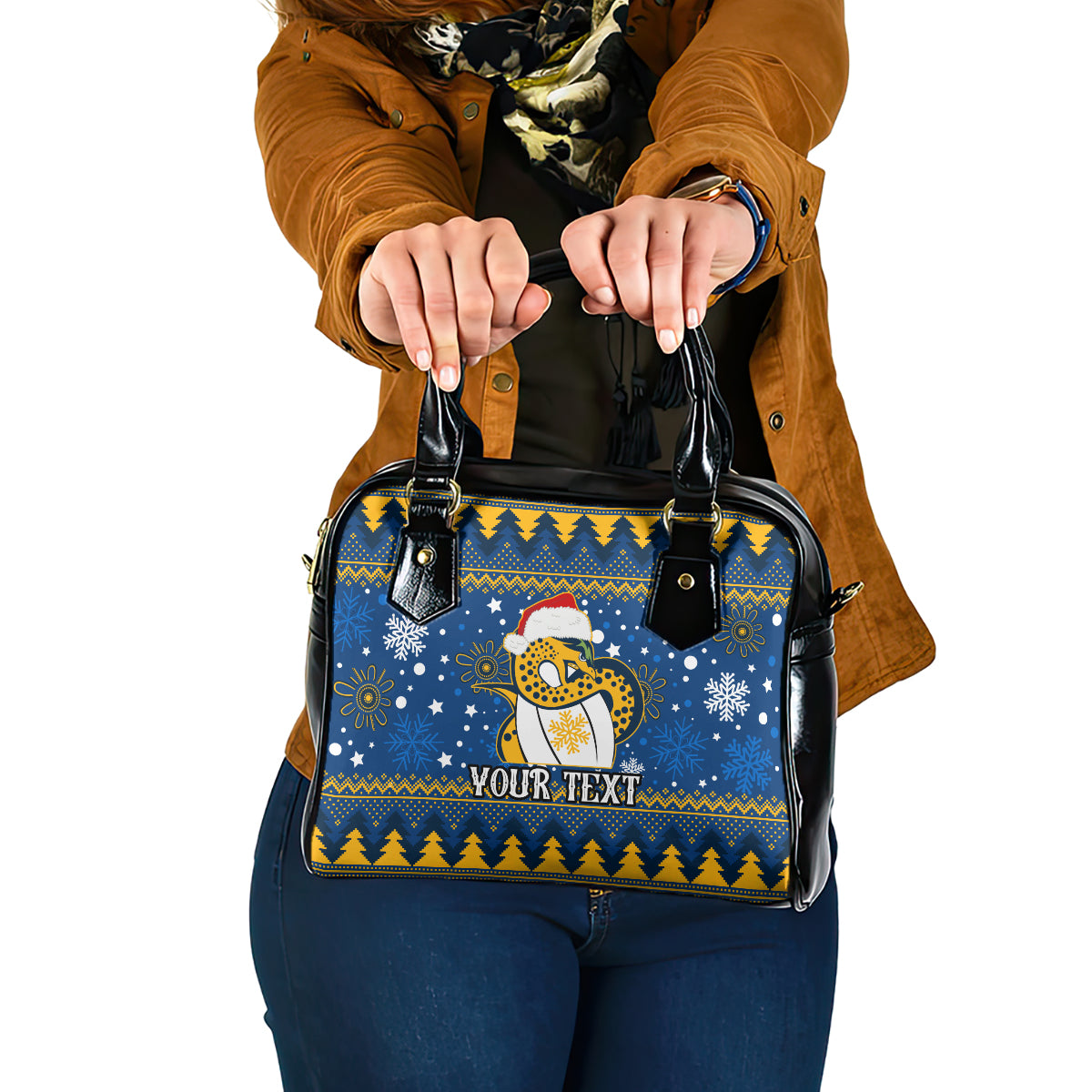 custom-eels-rugby-shoulder-handbag-chirstmas-vibe-2023