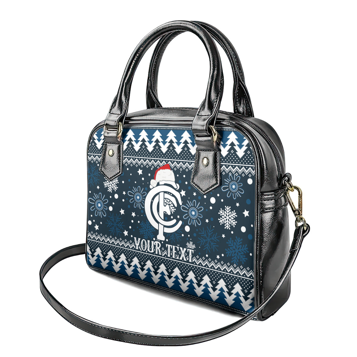 custom-carlton-blues-football-shoulder-handbag-christmas-vibe-2023