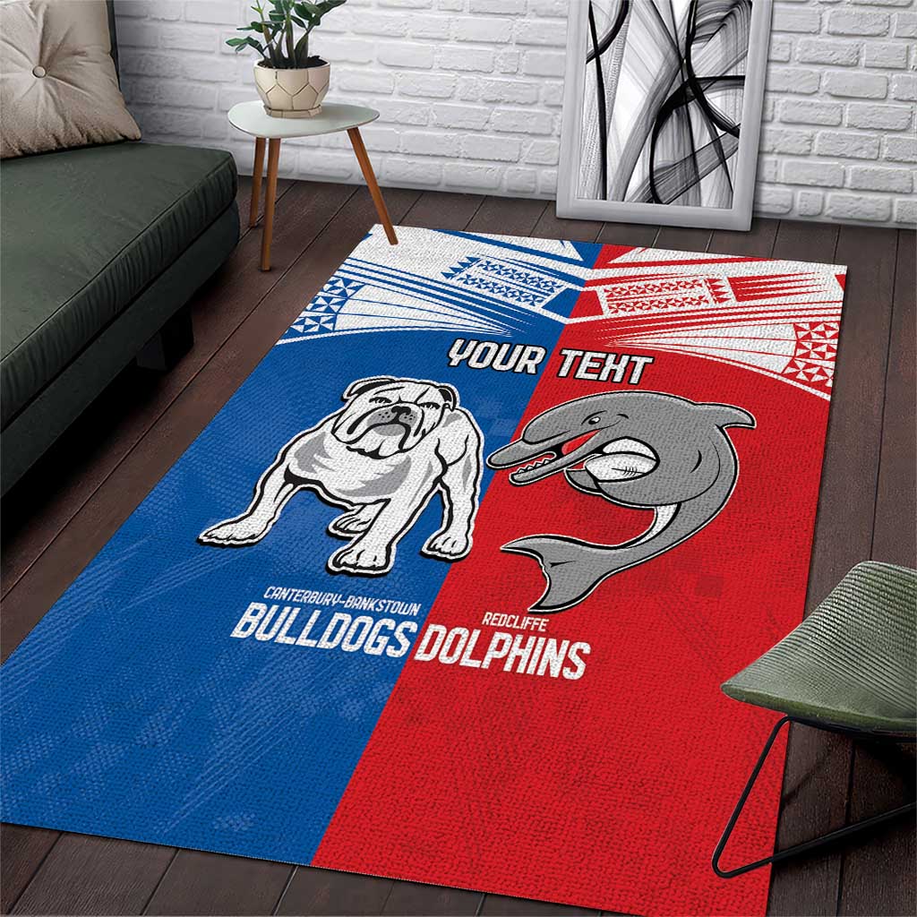 NRL Bulldogs and Dolphins Area Rug Sporty Style