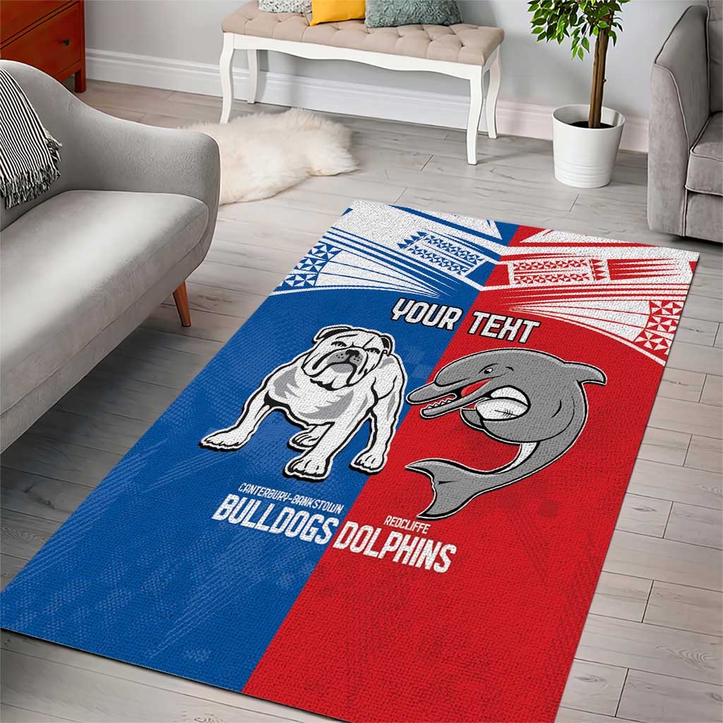 NRL Bulldogs and Dolphins Area Rug Sporty Style