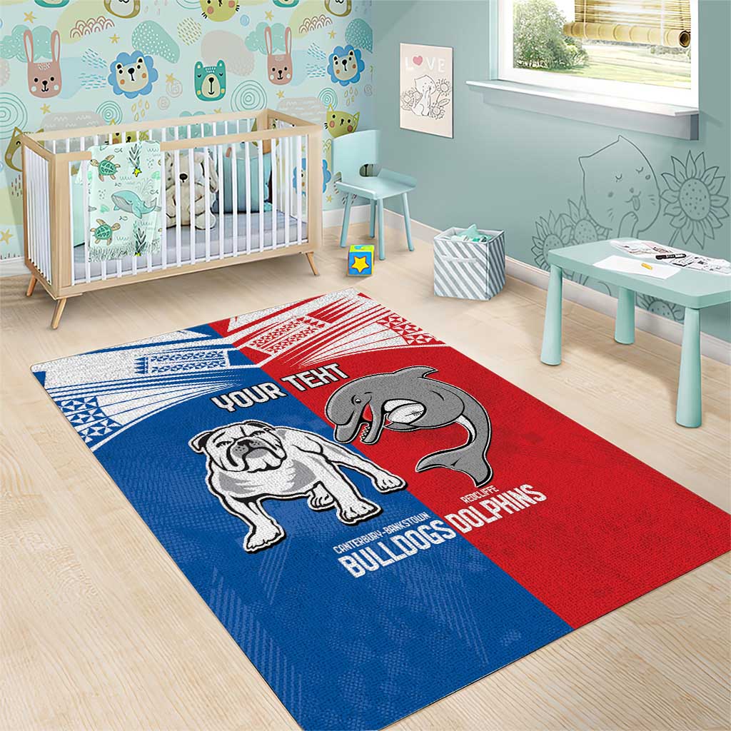 NRL Bulldogs and Dolphins Area Rug Sporty Style