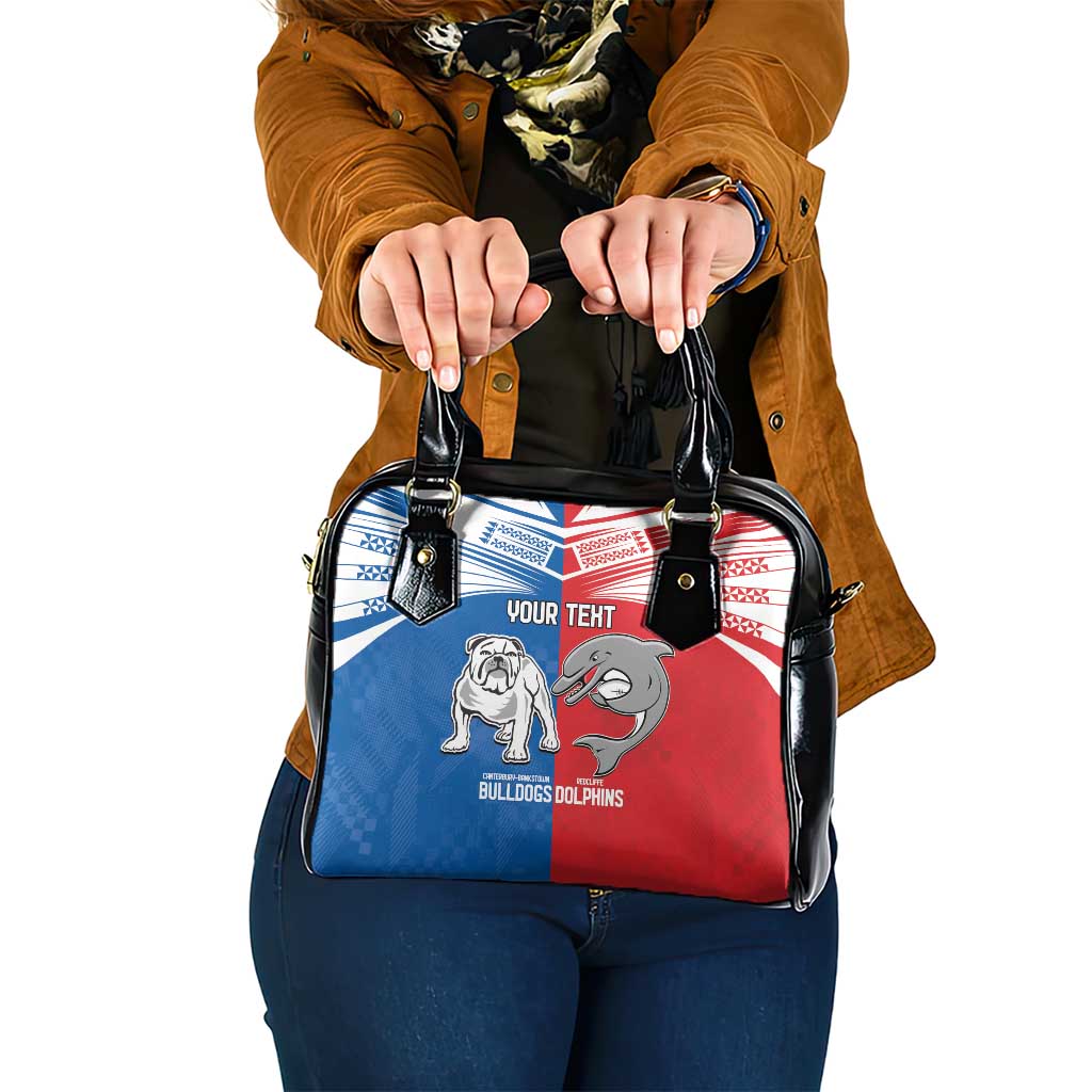 NRL Bulldogs and Dolphins Shoulder Handbag Sporty Style