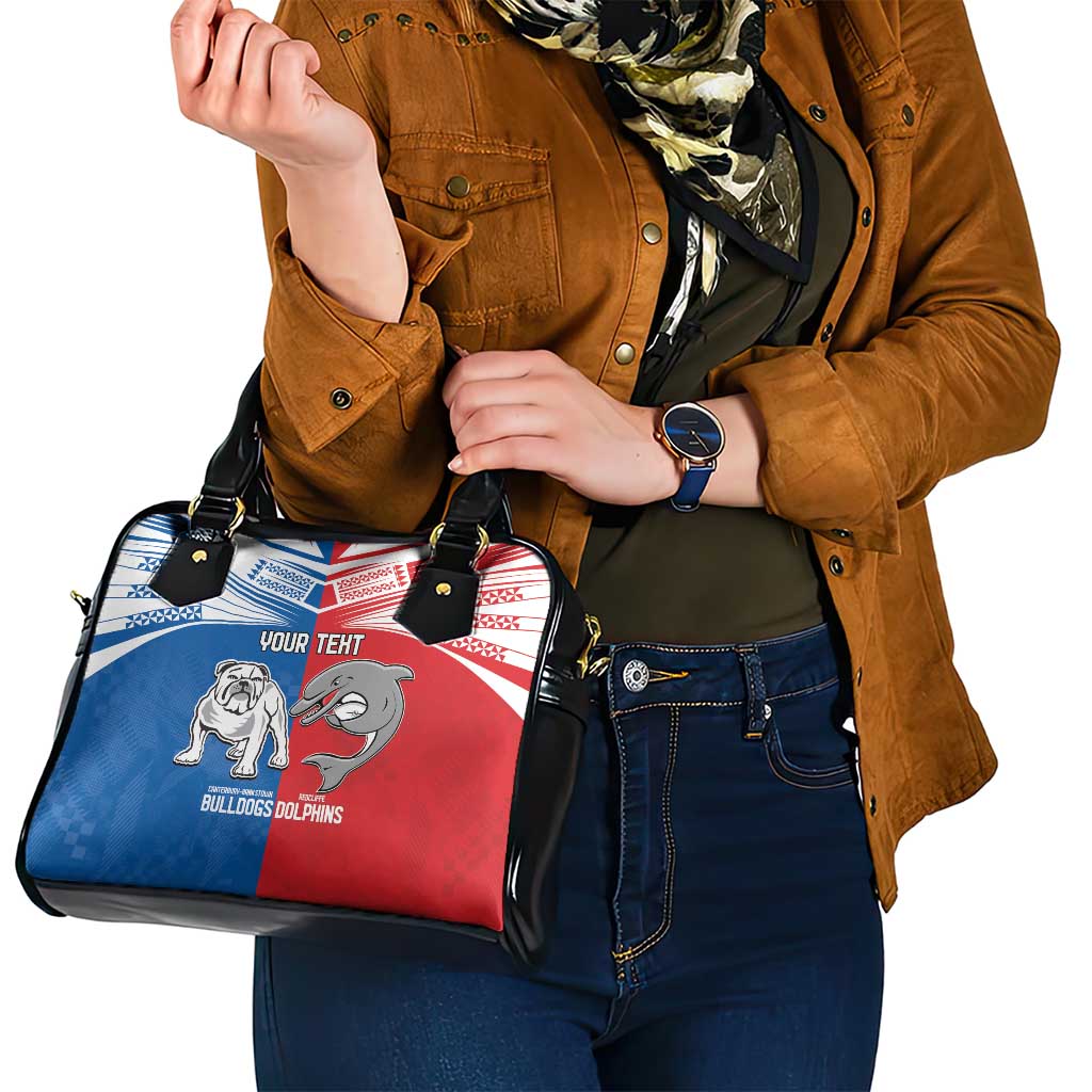 NRL Bulldogs and Dolphins Shoulder Handbag Sporty Style