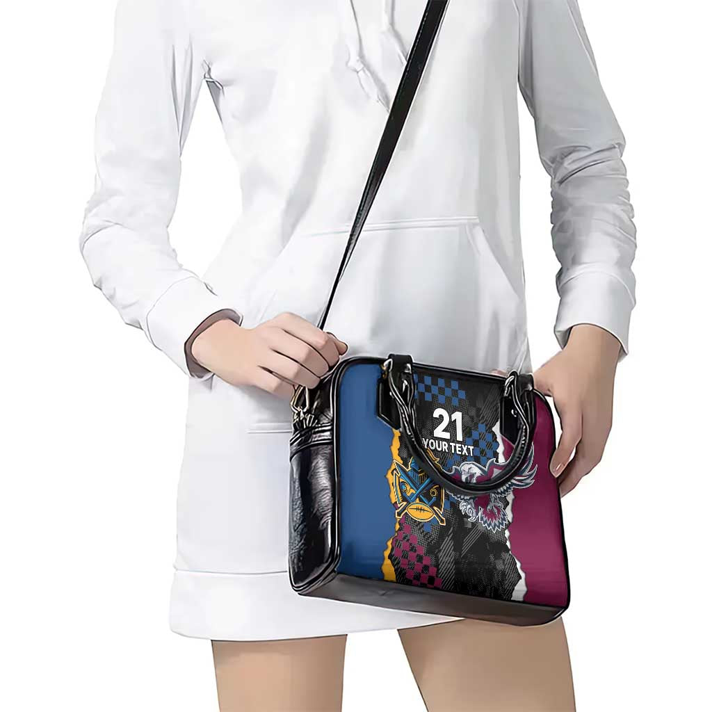 Titans and Manly Eagle Shoulder Handbag Rugby Together Sporty Style