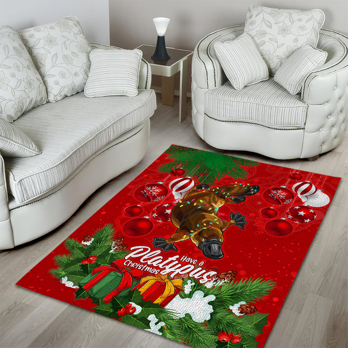 platypus-lover-area-rug-australia-merry-christmas-aboriginal