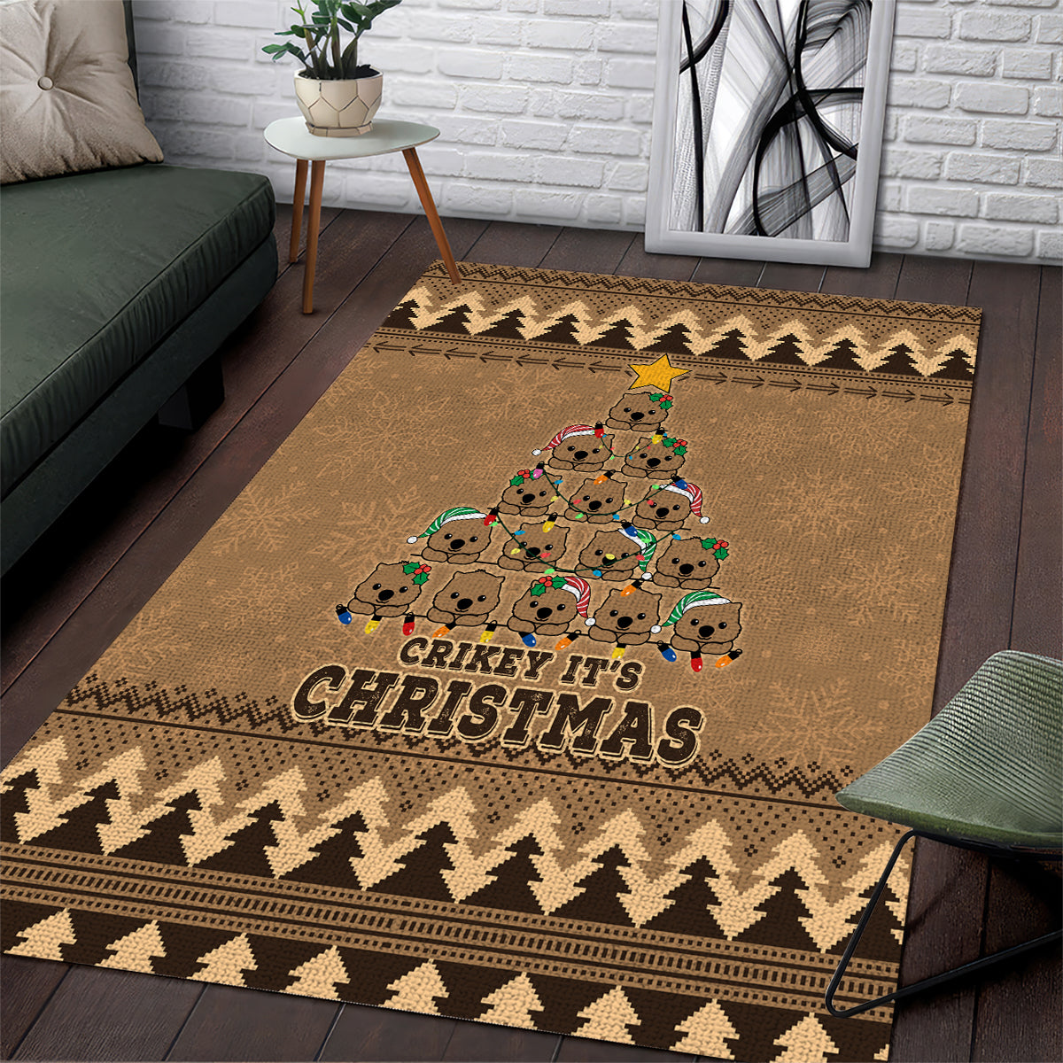 wombat-christmas-tree-area-rug-australia-merry-xmas-simple-style