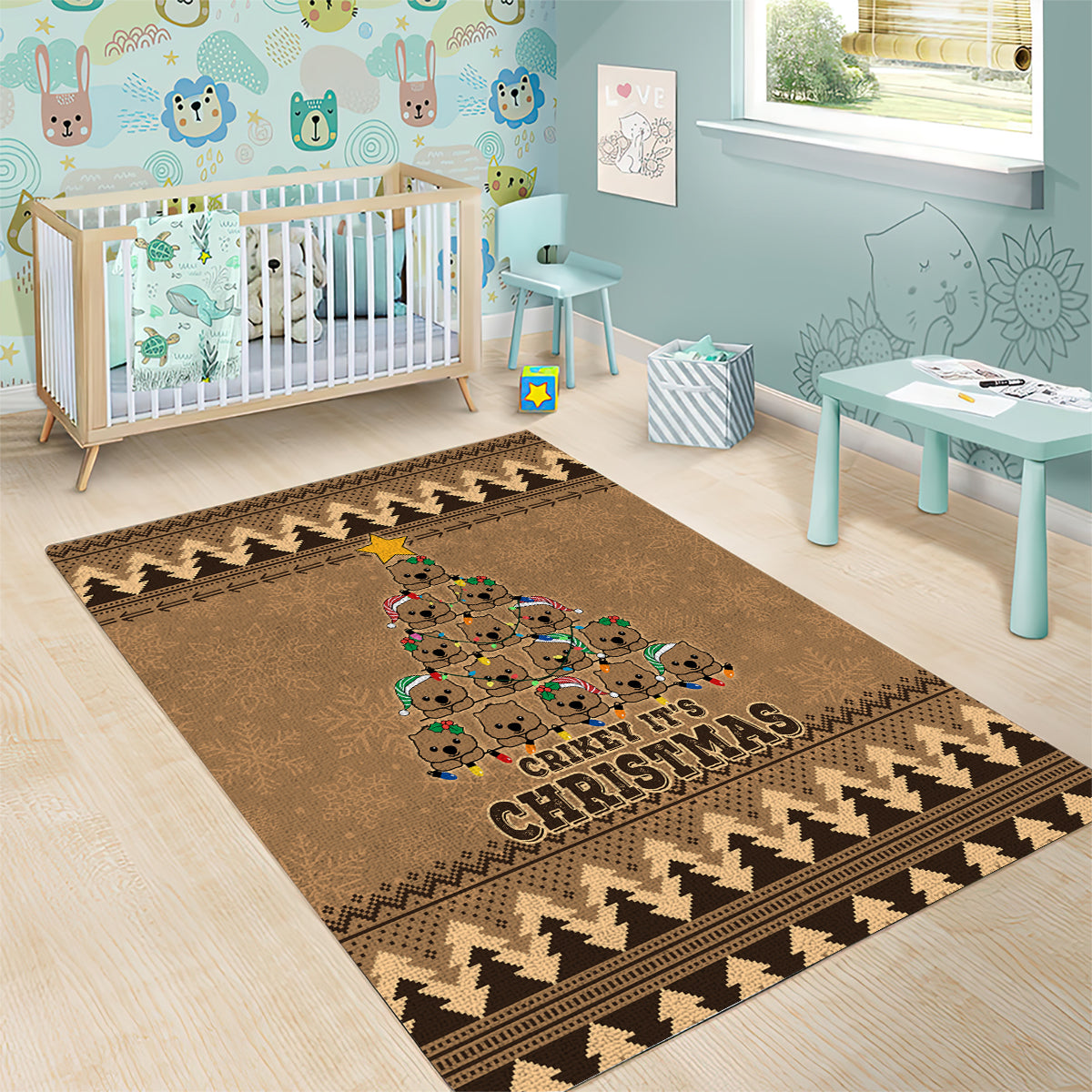 wombat-christmas-tree-area-rug-australia-merry-xmas-simple-style