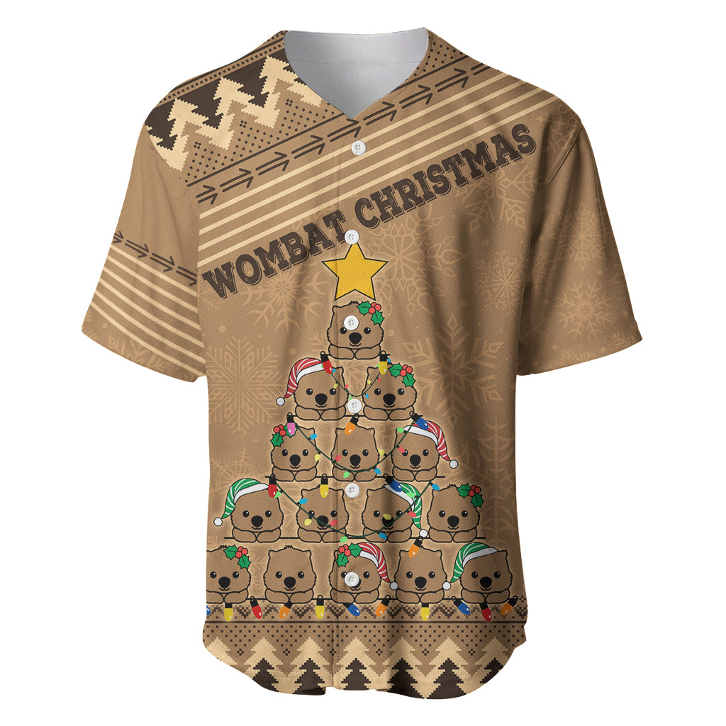 wombat-christmas-tree-baseball-jersey-australia-merry-xmas-simple-style