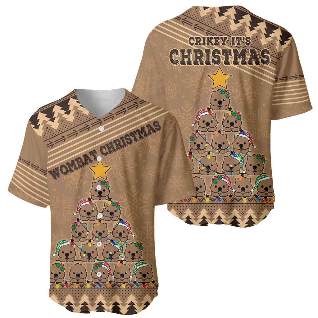 wombat-christmas-tree-baseball-jersey-australia-merry-xmas-simple-style