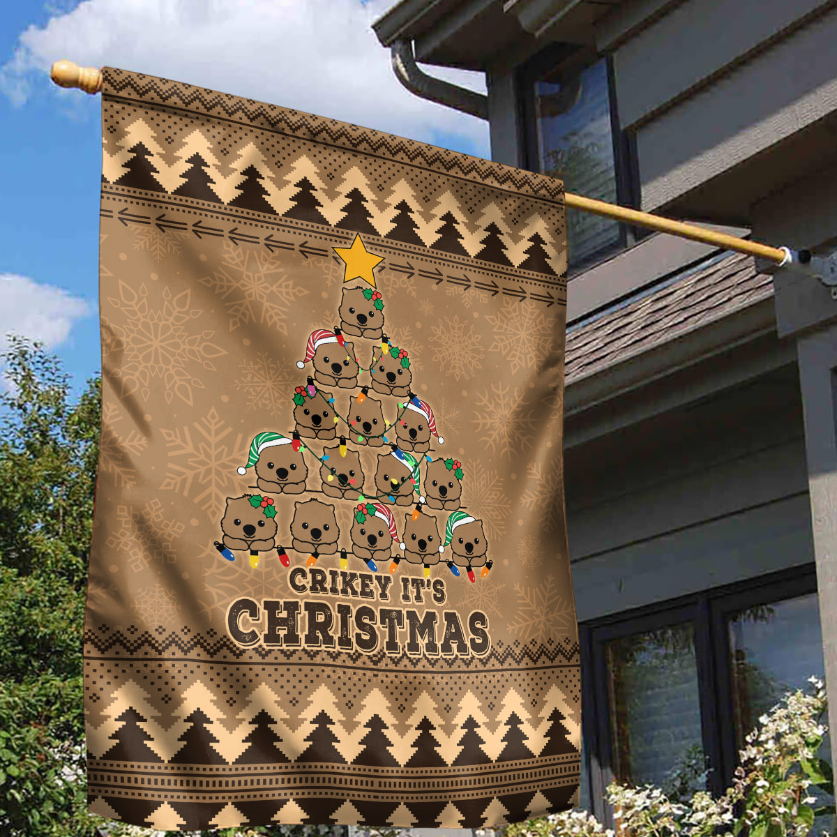 wombat-christmas-tree-garden-flag-australia-merry-xmas-simple-style