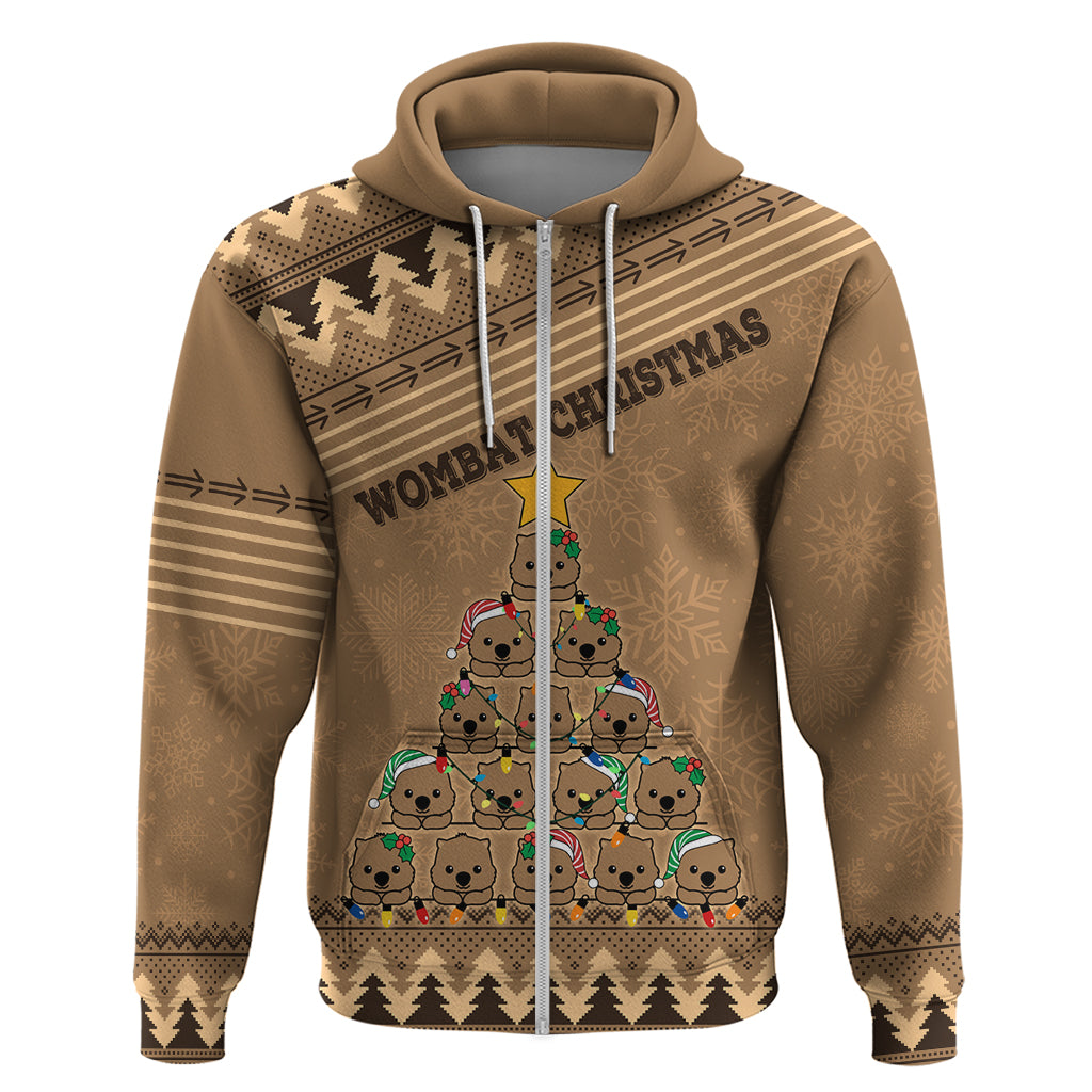 wombat-christmas-tree-hoodie-australia-merry-xmas-simple-style