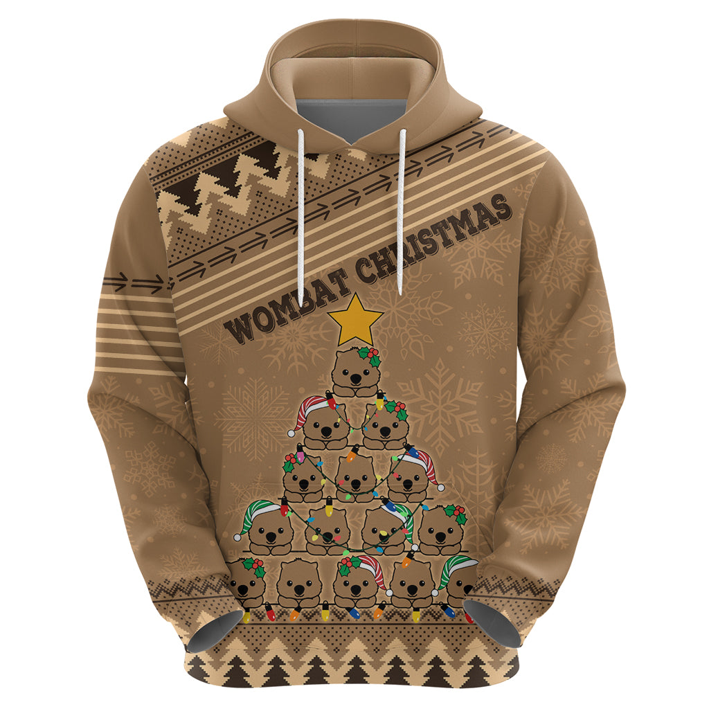 wombat-christmas-tree-hoodie-australia-merry-xmas-simple-style