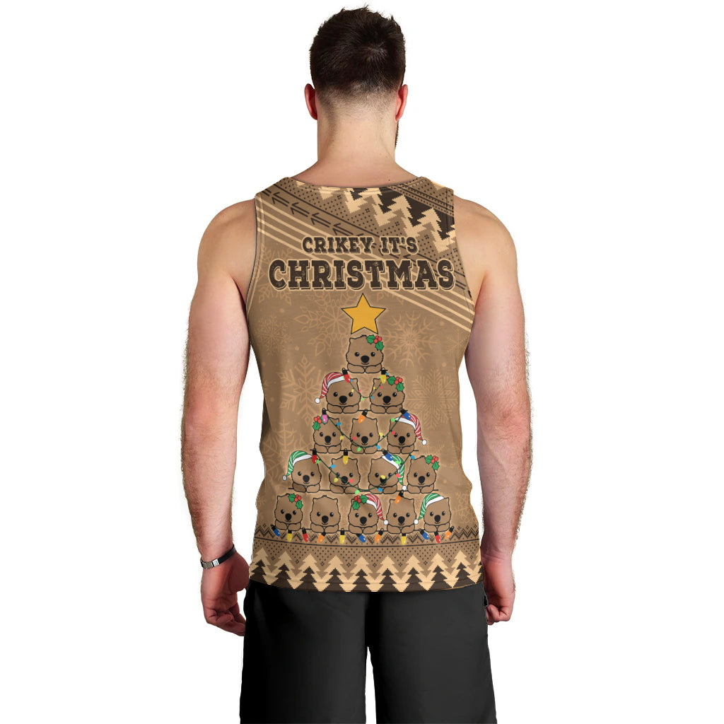 wombat-christmas-tree-men-tank-top-australia-merry-xmas-simple-style