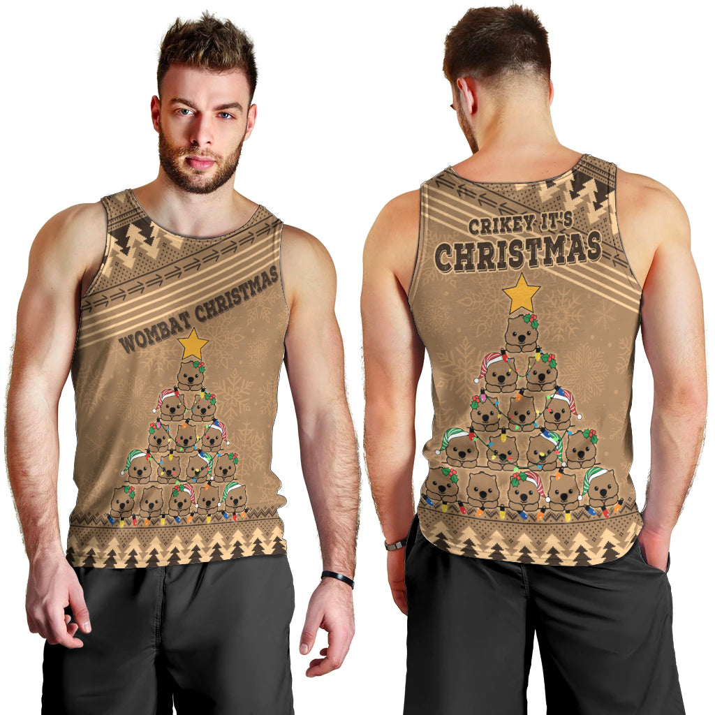 wombat-christmas-tree-men-tank-top-australia-merry-xmas-simple-style